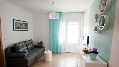 Apartament 6-osobowy z klimatyzacją z widokiem na morze z 2 pomieszczeniami sypialnianymi A-5392-b