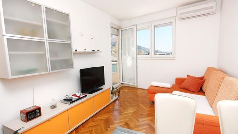 Apartament 4-osobowy z klimatyzacją z widokiem na morze z 1 pomieszczeniem sypialnianym A-6073-a