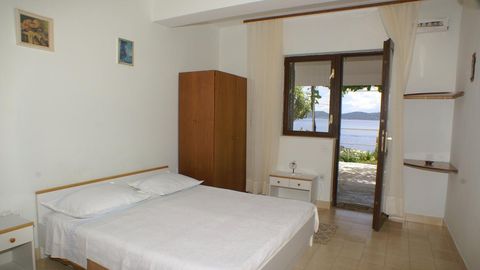 Apartament 2-osobowy z klimatyzacją z widokiem na morze z 1 pomieszczeniem sypialnianym AS-2750-b