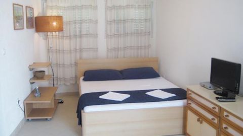 Apartament 4-osobowy z klimatyzacją z widokiem na morze z 1 pomieszczeniem sypialnianym AS-6796-b