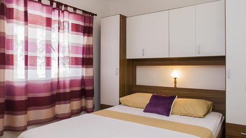 Apartament 5-osobowy z klimatyzacją z widokiem na morze z 2 pomieszczeniami sypialnianymi A-14095-a