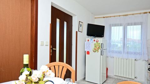 Apartament 5-osobowy z klimatyzacją na parterze z 2 pomieszczeniami sypialnianymi
