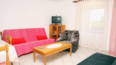 Apartament 4-osobowy z klimatyzacją z widokiem na morze z 2 pomieszczeniami sypialnianymi A-5329-a