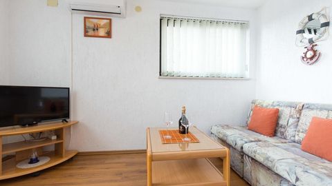 Apartament 4-osobowy z klimatyzacją z widokiem na morze z 1 pomieszczeniem sypialnianym A-5345-d