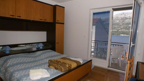 Apartament 4-osobowy z klimatyzacją z widokiem na morze z 1 pomieszczeniem sypialnianym A-4349-a