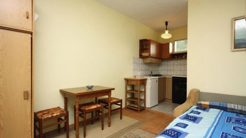 Apartament 4-osobowy z klimatyzacją z tarasem z 1 pomieszczeniem sypialnianym AS-5117-a