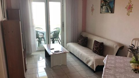 Apartament 3-osobowy z klimatyzacją z widokiem na morze z 1 pomieszczeniem sypialnianym A-14116-e