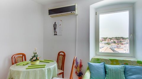Apartament 3-osobowy z klimatyzacją z widokiem na morze z 1 pomieszczeniem sypialnianym A-8053-b