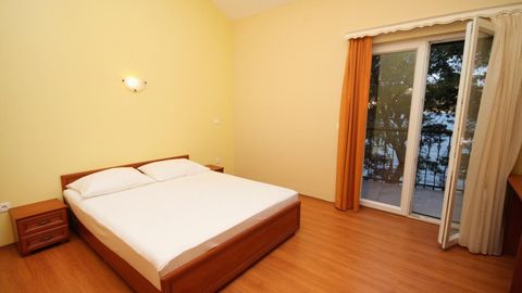 Apartament 5-osobowy z klimatyzacją z widokiem na morze z 2 pomieszczeniami sypialnianymi A-3198-c