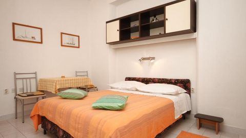 Apartament 2-osobowy z klimatyzacją z widokiem na morze z 1 pomieszczeniem sypialnianym AS-7508-a