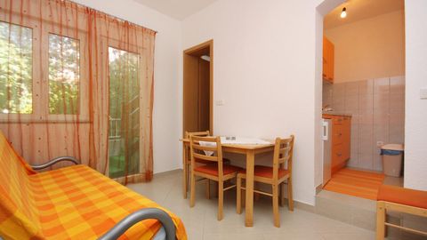 Apartament 4-osobowy z klimatyzacją z tarasem z 1 pomieszczeniem sypialnianym A-2995-d