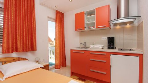 Apartament 2-osobowy z klimatyzacją z tarasem z 1 pomieszczeniem sypialnianym AS-2995-c