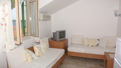 Apartament 4-osobowy z klimatyzacją z widokiem na morze z 1 pomieszczeniem sypialnianym A-4265-b