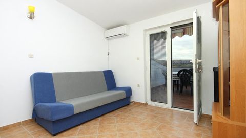 Apartament 5-osobowy z klimatyzacją z widokiem na morze z 2 pomieszczeniami sypialnianymi A-6376-f