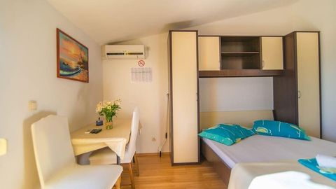 Apartament 2-osobowy z klimatyzacją z widokiem na morze z 1 pomieszczeniem sypialnianym AS-7482-b