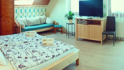 Apartament 5-osobowy Przyjazny podróżom rodzinnym z klimatyzacją z 2 pomieszczeniami sypialnianymi