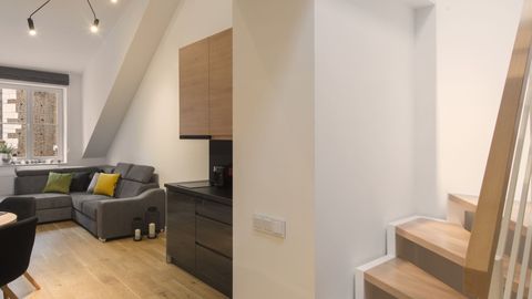 Apartament 2-osobowy Deluxe z antresolą z 1 pomieszczeniem sypialnianym (możliwa dostawka)