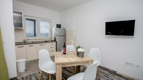 Apartament 4-osobowy z klimatyzacją z widokiem na morze z 1 pomieszczeniem sypialnianym A-14941-b