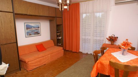 Apartament 4-osobowy z klimatyzacją z widokiem na morze z 1 pomieszczeniem sypialnianym A-4017-b
