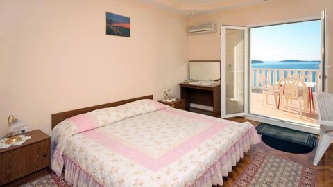 Apartament 2-osobowy z klimatyzacją z widokiem na morze z 1 pomieszczeniem sypialnianym AS-4762-a