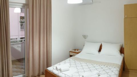 Apartament 3-osobowy z klimatyzacją z widokiem na morze z 1 pomieszczeniem sypialnianym AS-515-b