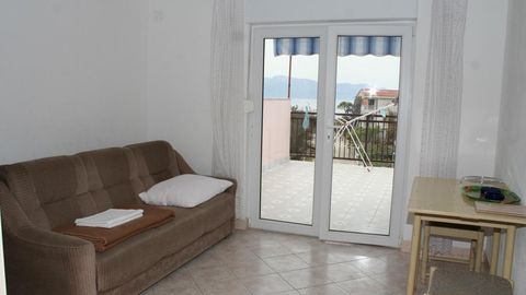 Apartament 4-osobowy z klimatyzacją z widokiem na morze z 1 pomieszczeniem sypialnianym A-2612-a