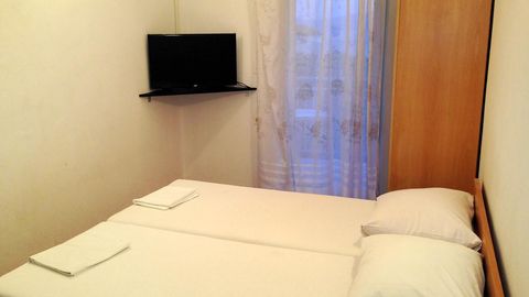 Apartament 2-osobowy z klimatyzacją z widokiem na morze z 1 pomieszczeniem sypialnianym A-6677-d