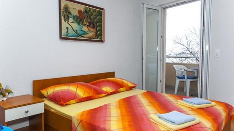 Apartament 2-osobowy z klimatyzacją z widokiem na morze z 1 pomieszczeniem sypialnianym AS-6697-c