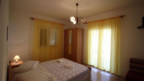 Apartament 3-osobowy z klimatyzacją z widokiem na morze z 1 pomieszczeniem sypialnianym A-14511-b