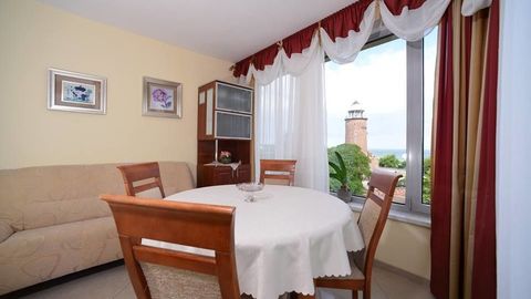 Apartament 7-osobowy z balkonem z własną kuchnią z 3 pomieszczeniami sypialnianymi