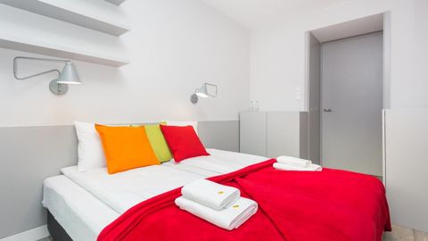 Apartament 4-osobowy z klimatyzacją z widokiem na park z 2 pomieszczeniami sypialnianymi