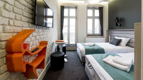 Apartament 2-osobowy z balkonem z klimatyzacją z 1 pomieszczeniem sypialnianym