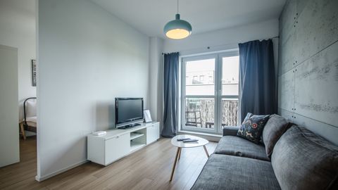 Apartament 4-osobowy z balkonem z telewizorem LCD/plazmą z 2 pomieszczeniami sypialnianymi