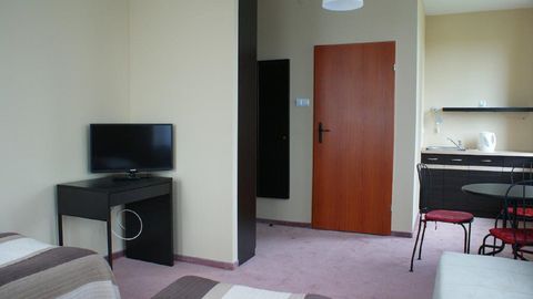 Pokój 4-osobowy z łazienką z telewizorem LCD/plazmą
