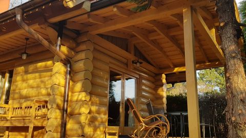 Domek drewniany 2-osobowy cały dom z widokiem na las