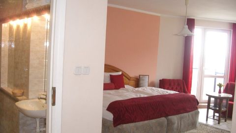 Apartament 5-osobowy z widokiem na las z widokiem na morze z 2 pomieszczeniami sypialnianymi