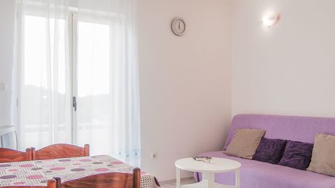 Apartament 4-osobowy z klimatyzacją z widokiem na morze z 2 pomieszczeniami sypialnianymi