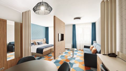 Apartament 2-osobowy Deluxe Plus Przyjazny podróżom rodzinnym z 1 pomieszczeniem sypialnianym (możliwa dostawka)