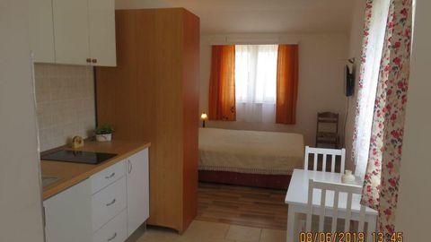 Apartament 2-osobowy z klimatyzacją z widokiem na morze z 1 pomieszczeniem sypialnianym AS-10135-b