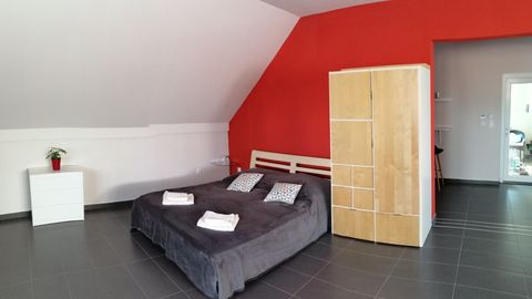 Apartament 4-osobowy Studio z klimatyzacją z 1 pomieszczeniem sypialnianym (możliwa dostawka)