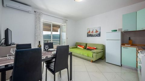 Apartament 4-osobowy z klimatyzacją z widokiem na morze z 1 pomieszczeniem sypialnianym A-16022-b