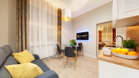 Apartament 6-osobowy Premium Studio z 2 pomieszczeniami sypialnianymi