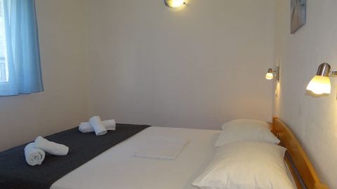 Apartament 3-osobowy z klimatyzacją z widokiem na morze z 2 pomieszczeniami sypialnianymi