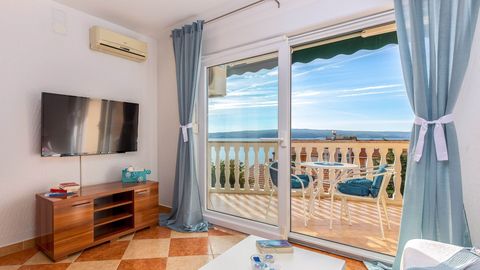 Apartament 4-osobowy Privilege z widokiem na morze z 2 pomieszczeniami sypialnianymi (możliwa dostawka)