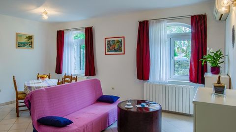 Apartament 4-osobowy z klimatyzacją z tarasem z 2 pomieszczeniami sypialnianymi A-17589-a