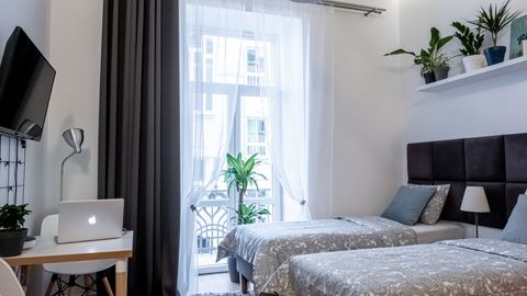 Apartament 4-osobowy Exclusive z widokiem na miasto z 2 pomieszczeniami sypialnianymi