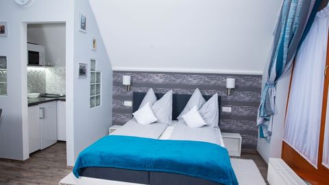 Apartament 4-osobowy Premia z klimatyzacją z 1 pomieszczeniem sypialnianym