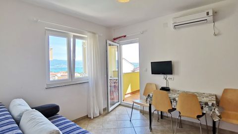Apartament 2-osobowy Komfort z widokiem na morze z 1 pomieszczeniem sypialnianym (możliwa dostawka)