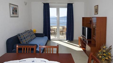 Apartament 5-osobowy z klimatyzacją z widokiem na morze z 1 pomieszczeniem sypialnianym A-18069-b