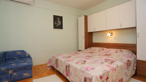 Apartament 2-osobowy z klimatyzacją z widokiem na morze z 1 pomieszczeniem sypialnianym AS-18149-b